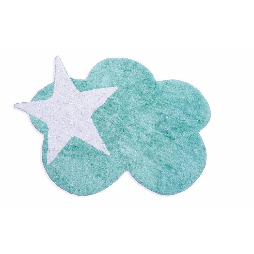 Alfombra Dormitorio Infantil Mimosa Aguamarina - Nanetes #